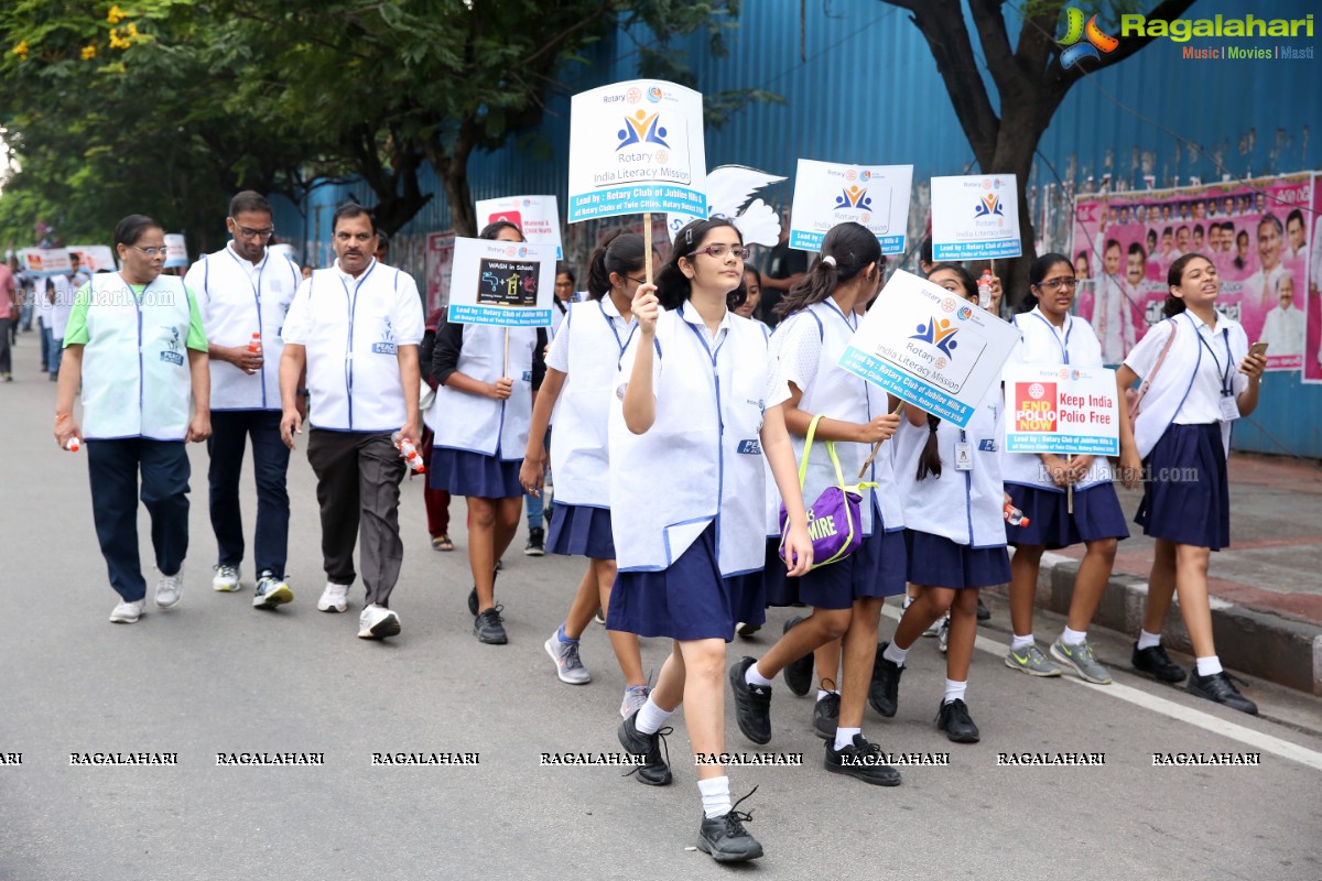 Peace Walk by Rotary International, Dist-3150 at KBR Park