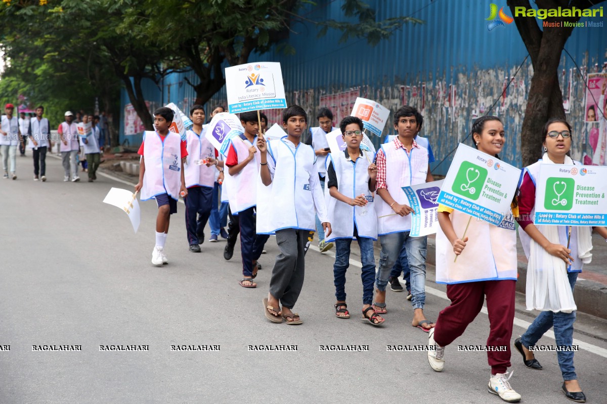 Peace Walk by Rotary International, Dist-3150 at KBR Park