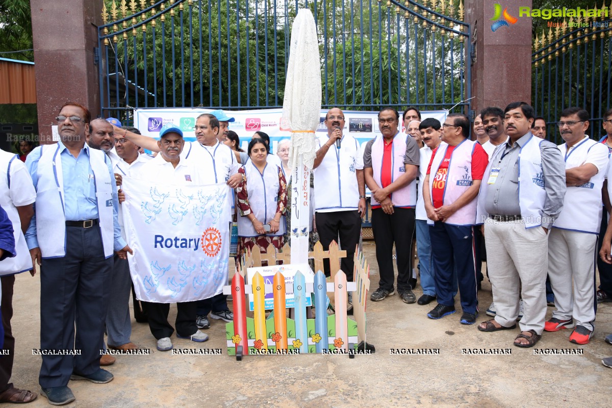 Peace Walk by Rotary International, Dist-3150 at KBR Park