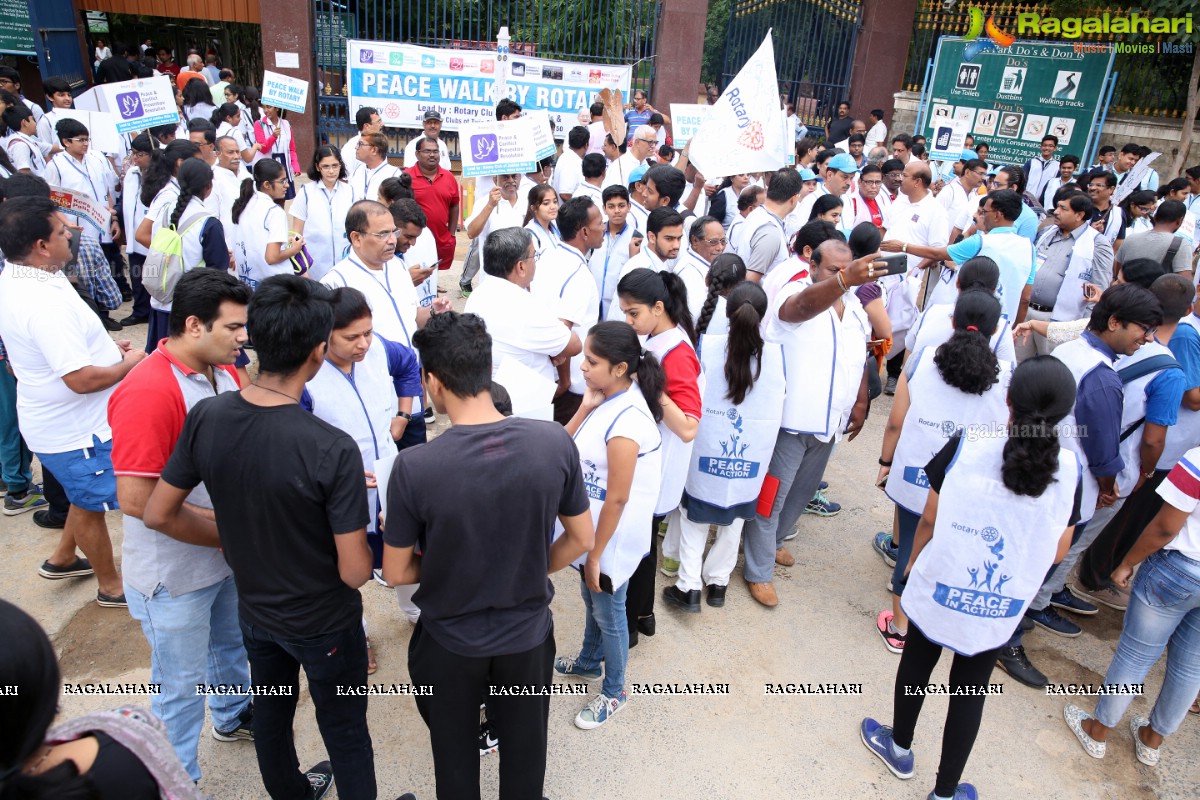 Peace Walk by Rotary International, Dist-3150 at KBR Park