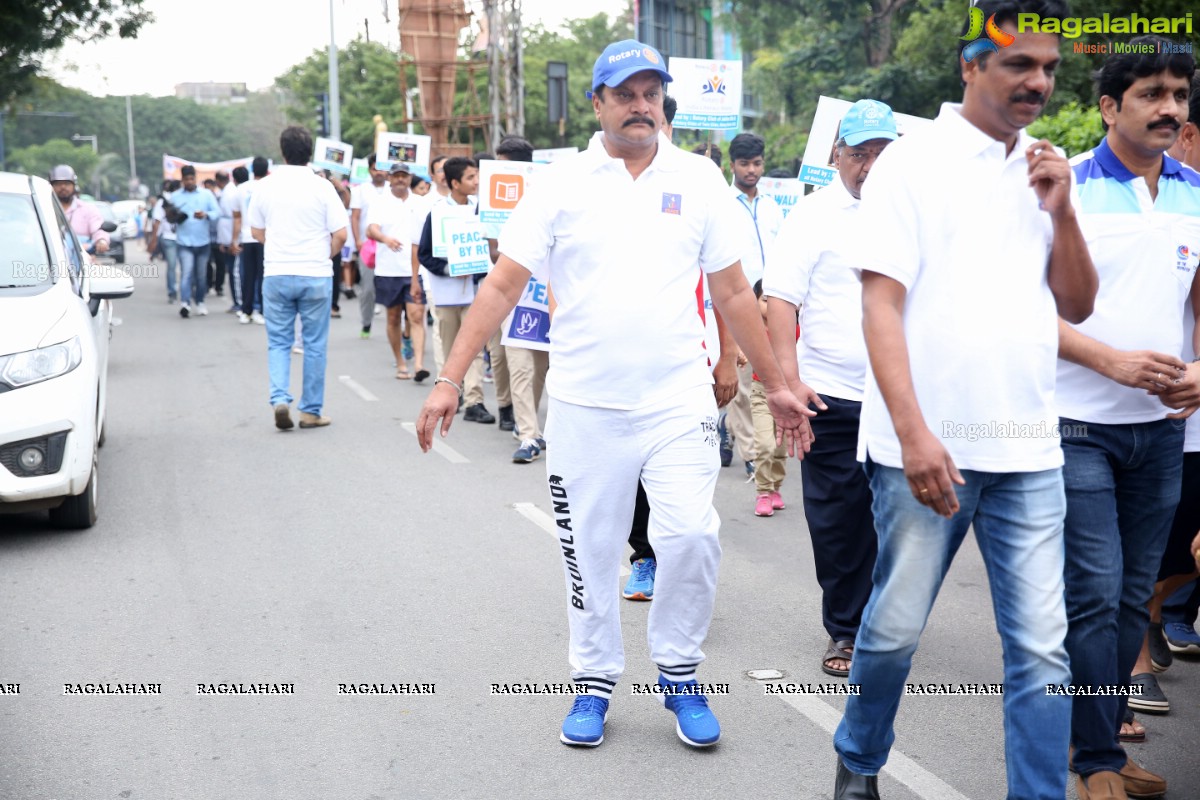 Peace Walk by Rotary International, Dist-3150 at KBR Park