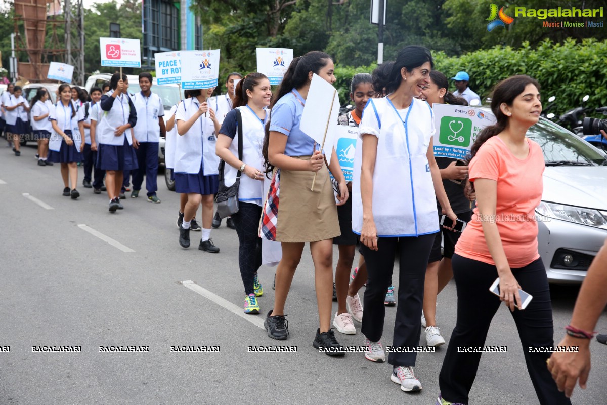 Peace Walk by Rotary International, Dist-3150 at KBR Park