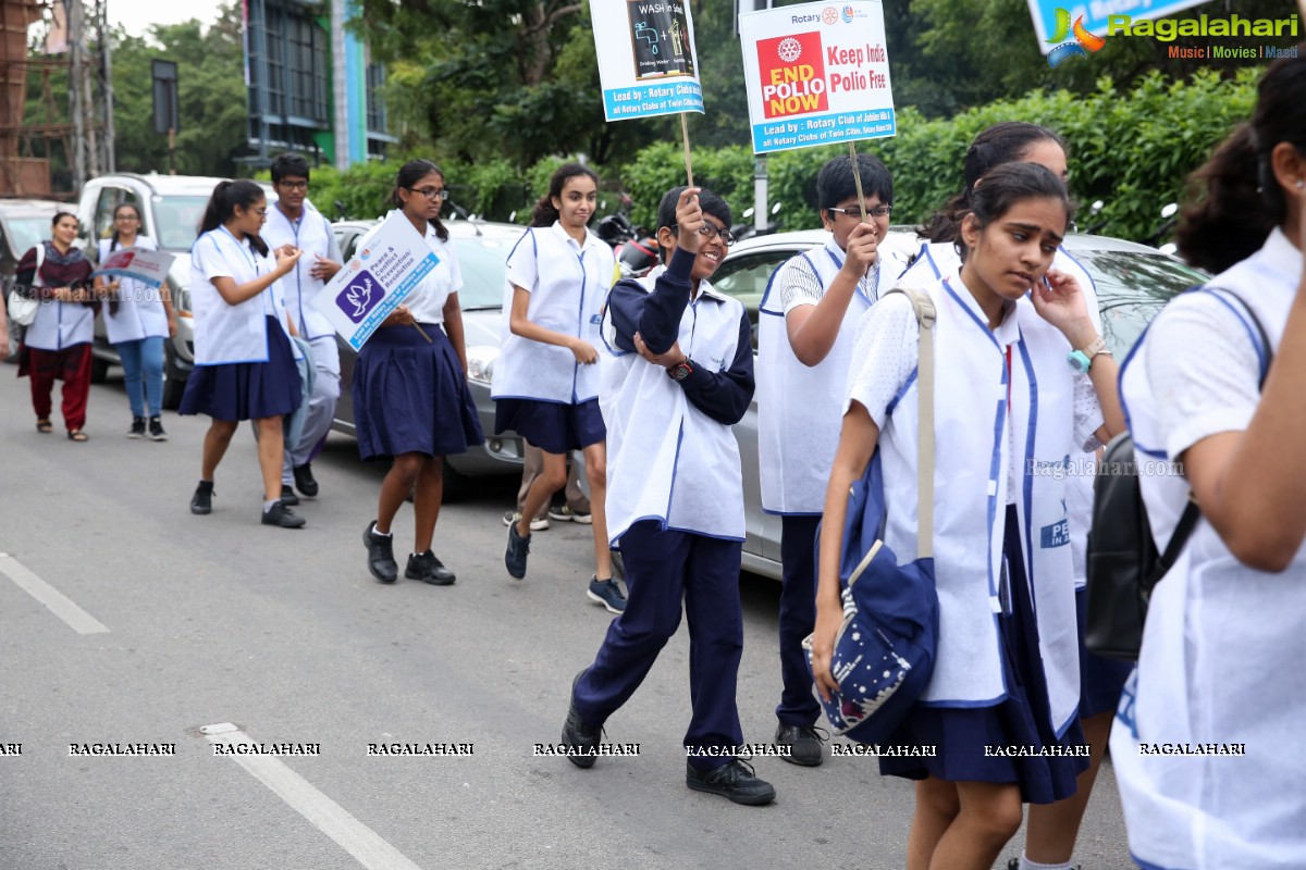 Peace Walk by Rotary International, Dist-3150 at KBR Park