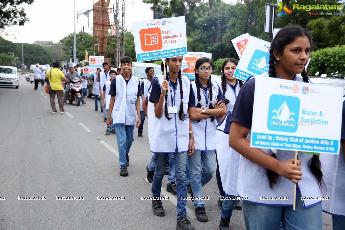 Peace Walk by Rotary International, Dist-3150 at KBR Park