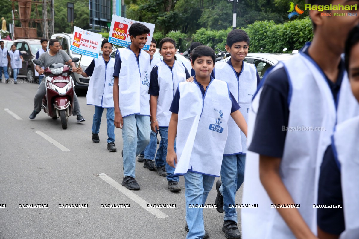 Peace Walk by Rotary International, Dist-3150 at KBR Park