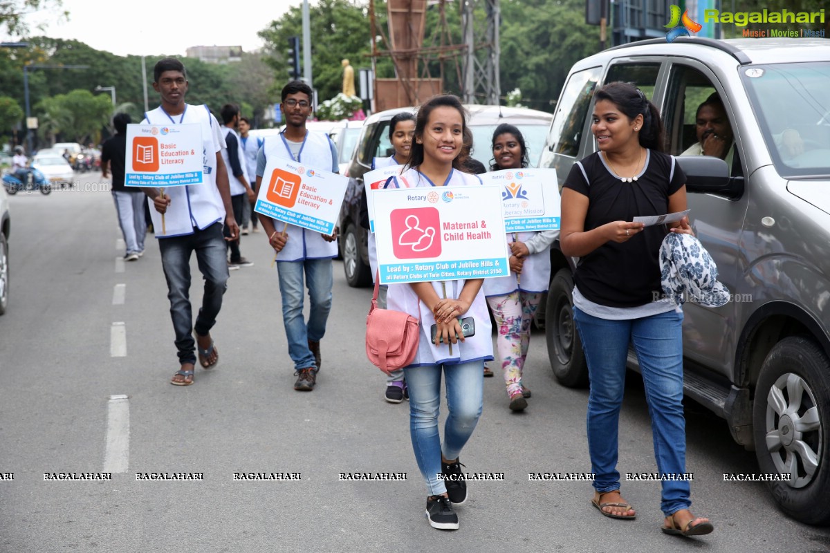 Peace Walk by Rotary International, Dist-3150 at KBR Park