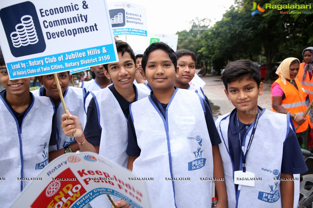 Peace Walk by Rotary International, Dist-3150 at KBR Park