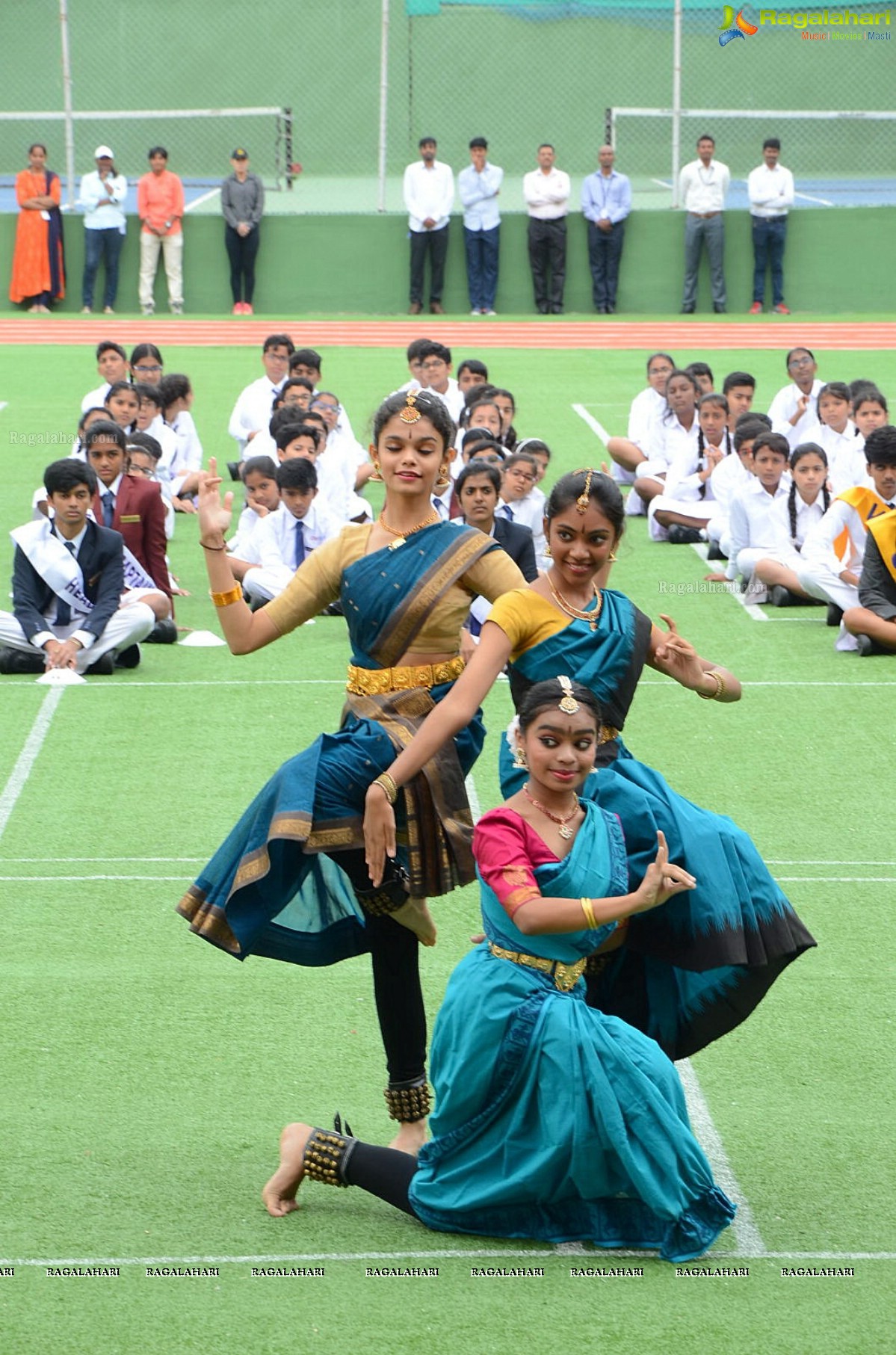 Ram Charan celebrates Independence Day at Chirec School