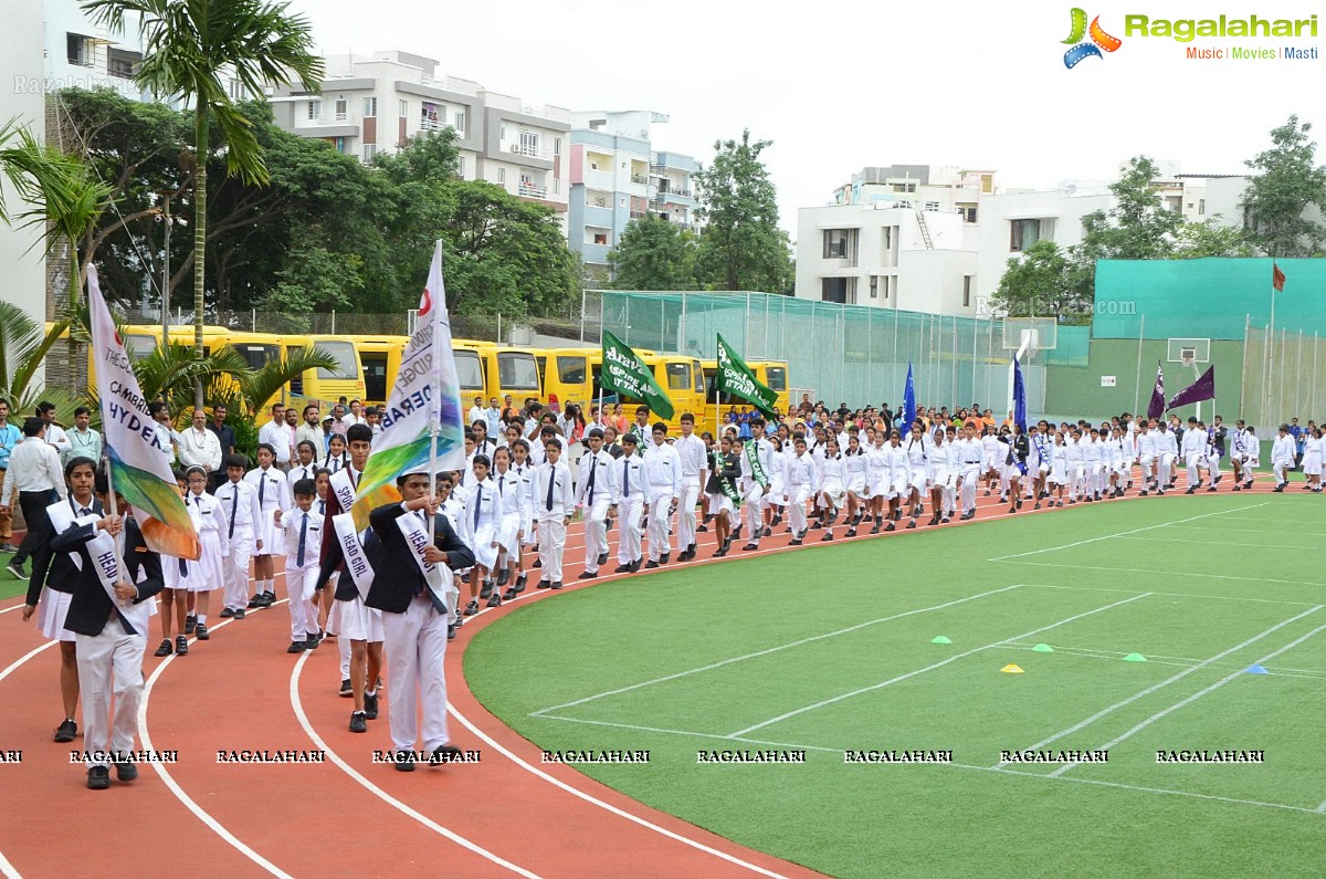 Ram Charan celebrates Independence Day at Chirec School