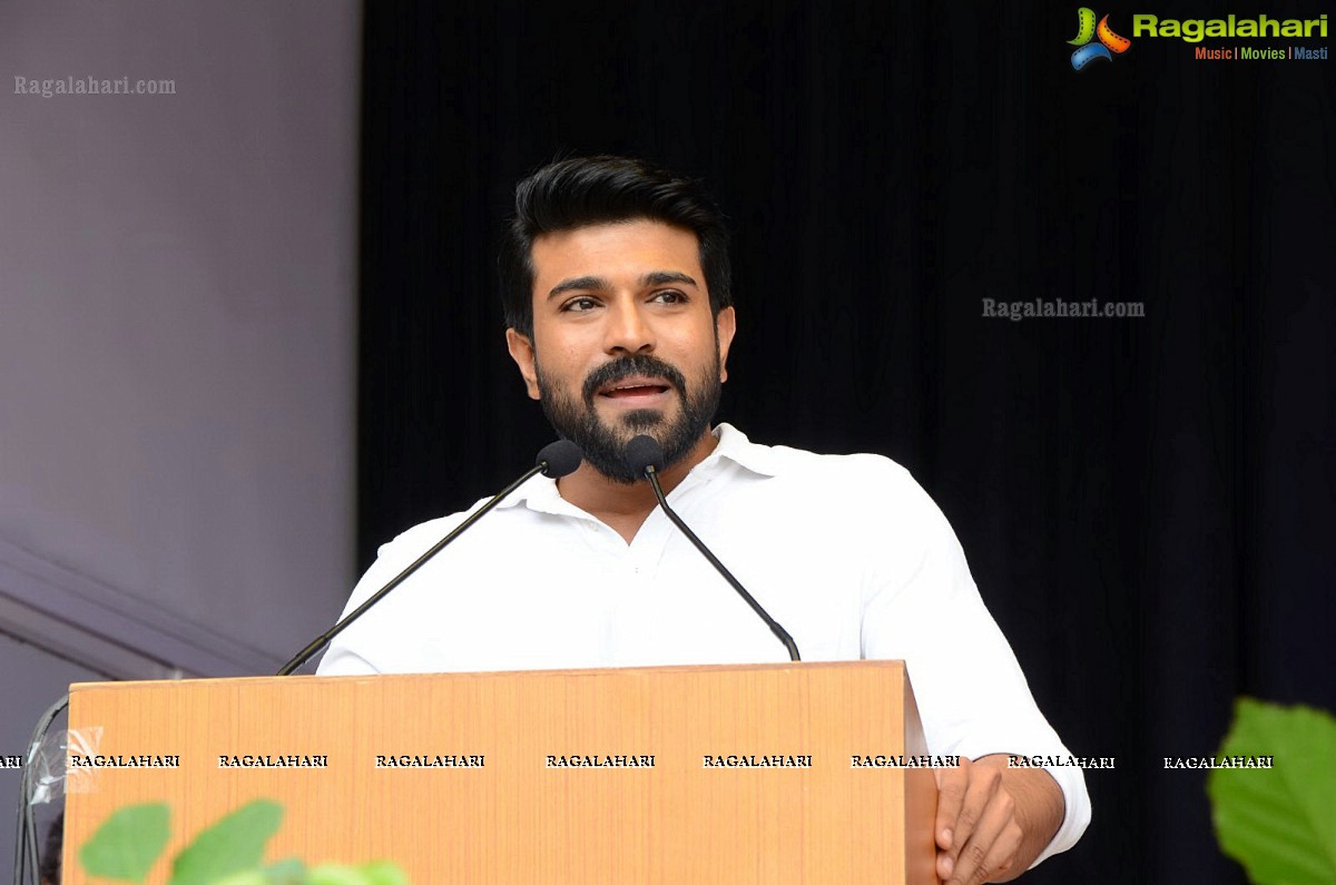 Ram Charan celebrates Independence Day at Chirec School