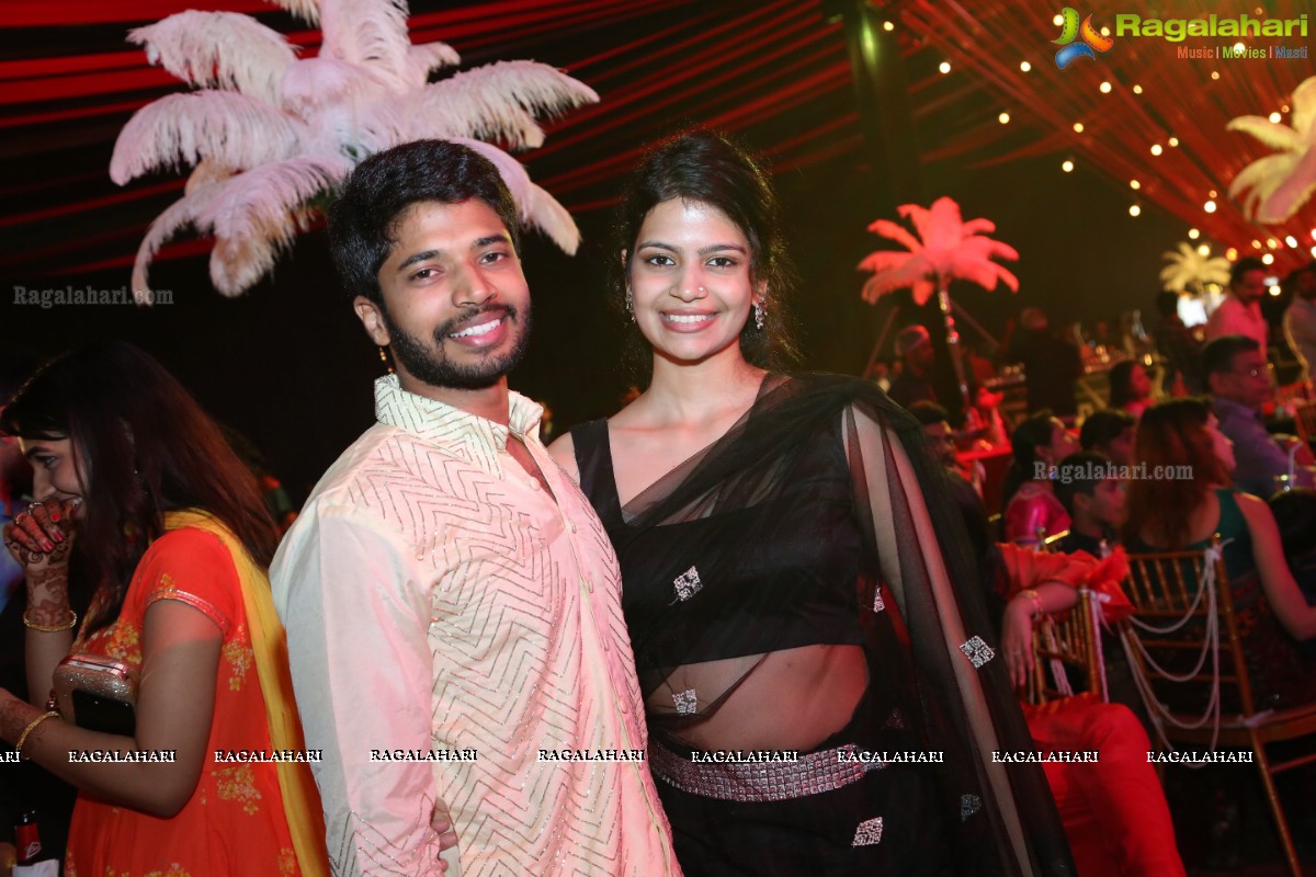 Saipriya & Abhilash’s Sangeeth Night Party at SNC Convention, Attapur