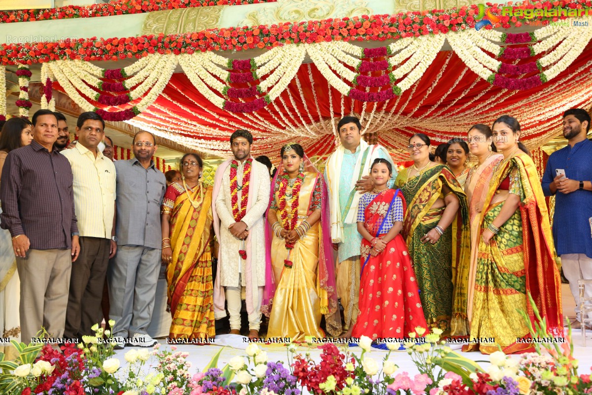 Saipriya Sattoor-Abhilash Malagani Wedding Ceremony at SS Convention