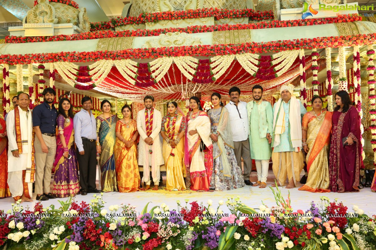 Saipriya Sattoor-Abhilash Malagani Wedding Ceremony at SS Convention