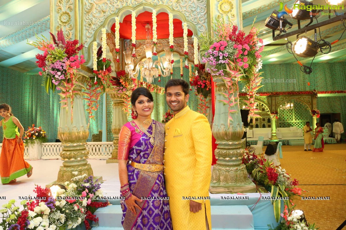 Saipriya Sattoor-Abhilash Malagani Wedding Ceremony at SS Convention