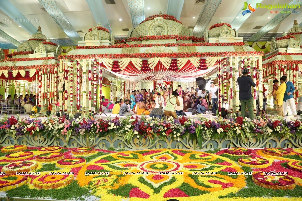 Saipriya Sattoor-Abhilash Malagani Wedding Ceremony at SS Convention