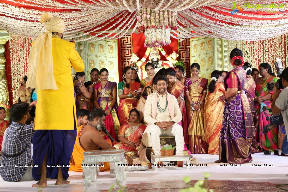 Saipriya Sattoor-Abhilash Malagani Wedding Ceremony at SS Convention