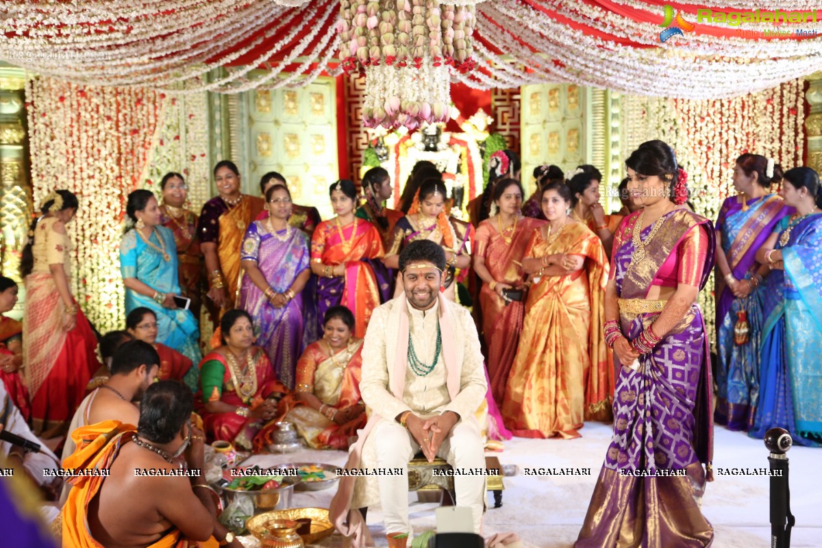 Saipriya Sattoor-Abhilash Malagani Wedding Ceremony at SS Convention