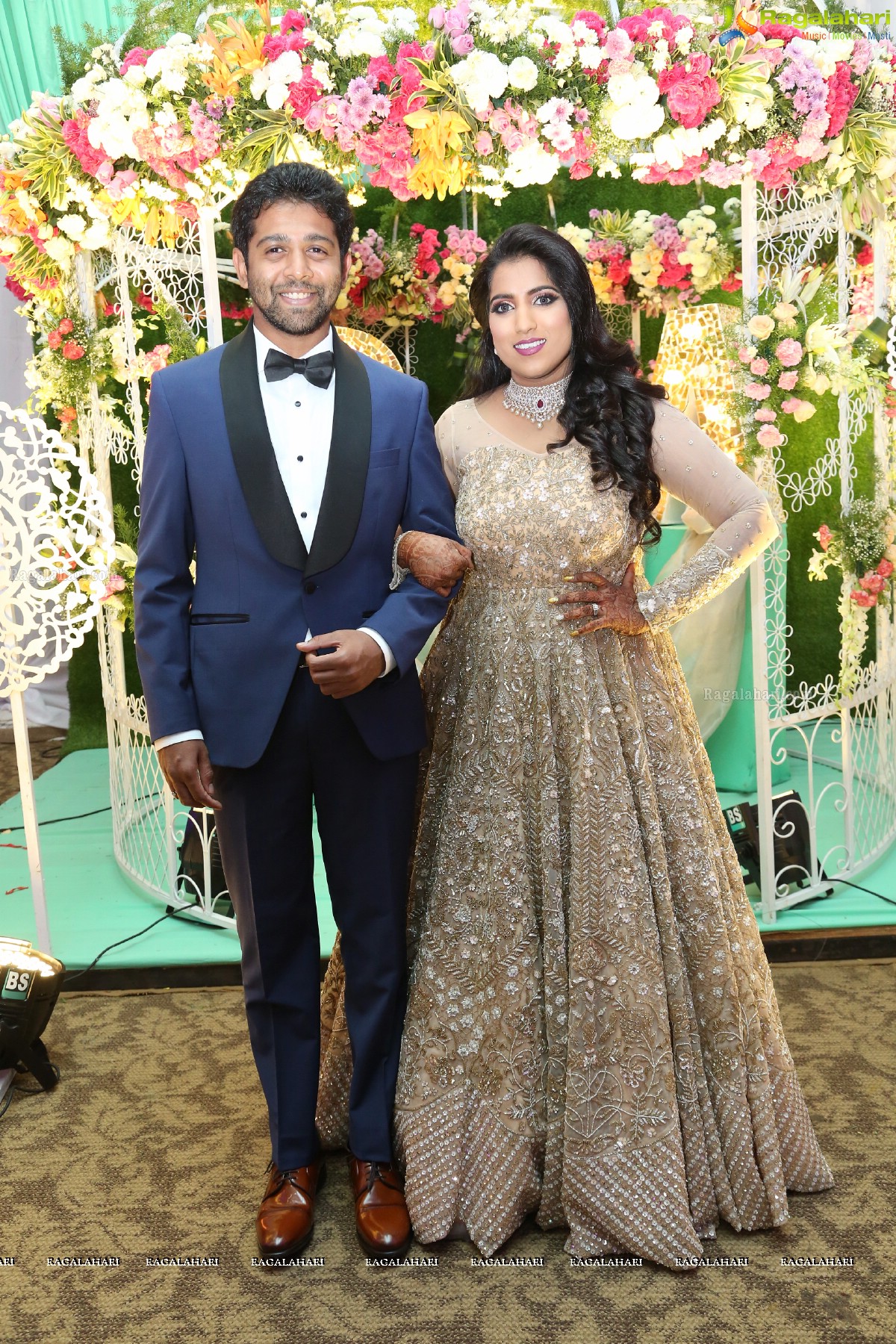 Grand Wedding Reception of Saipriya Sattoor and Abhilash Malagani at Sandhya Convention