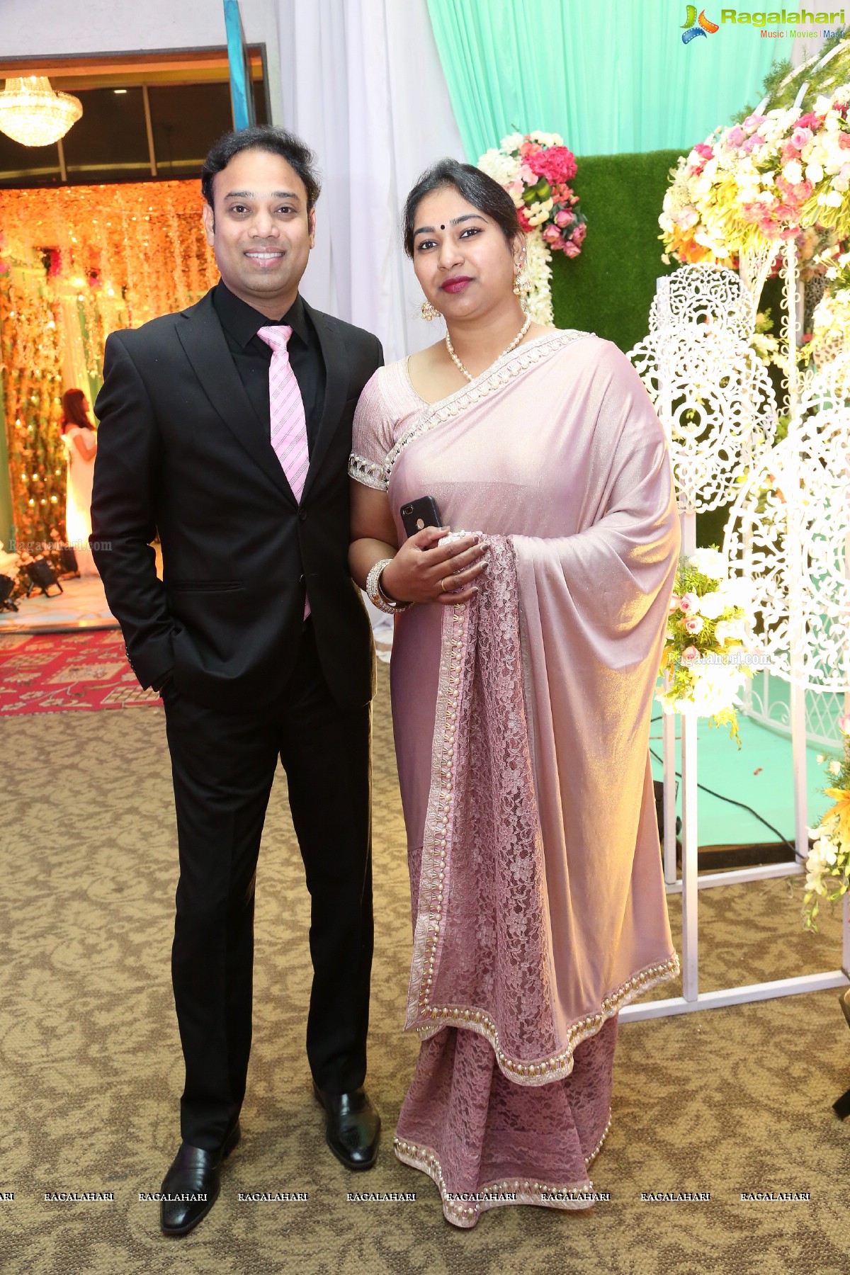 Grand Wedding Reception of Saipriya Sattoor and Abhilash Malagani at Sandhya Convention