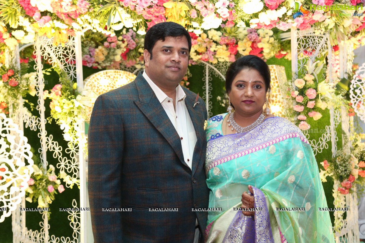 Grand Wedding Reception of Saipriya Sattoor and Abhilash Malagani at Sandhya Convention