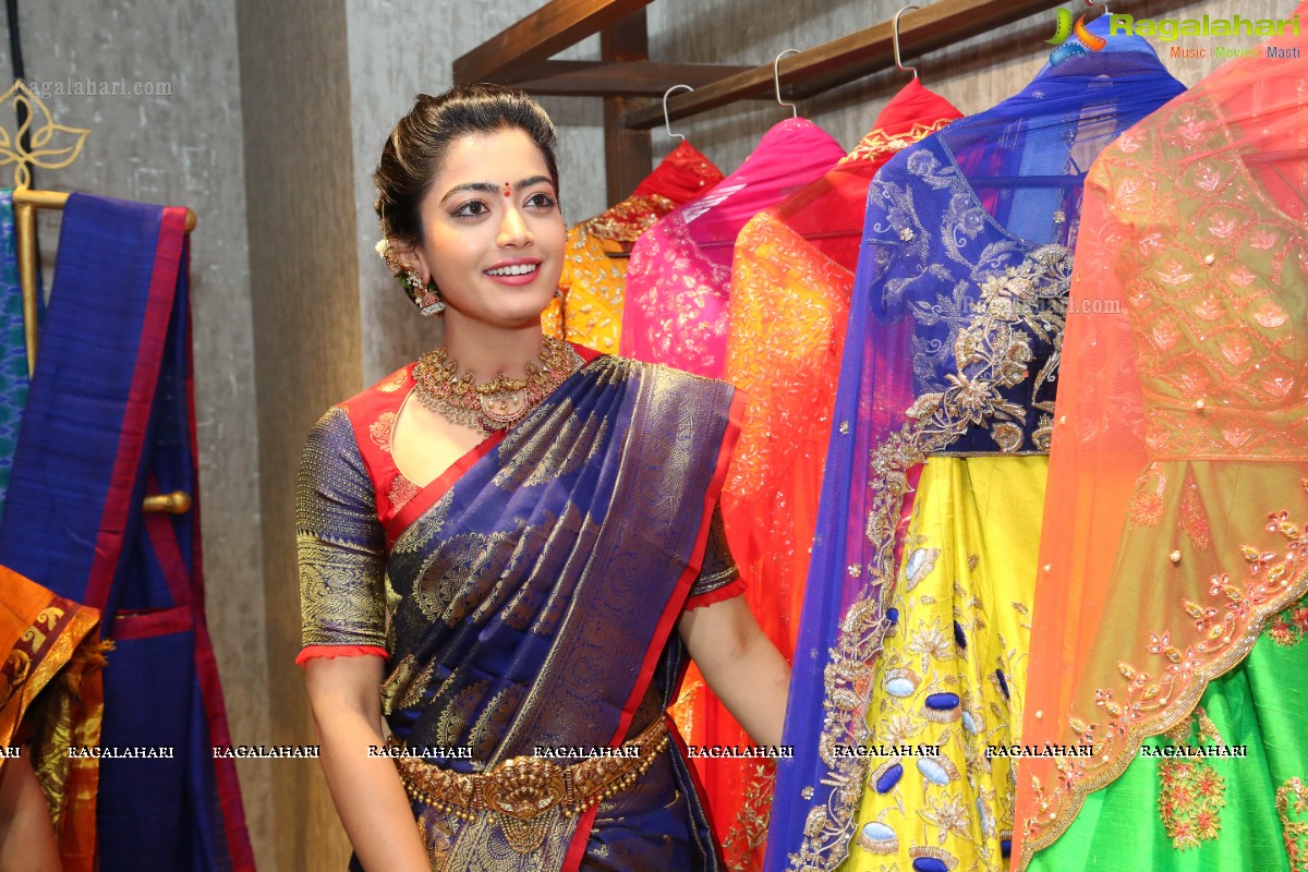 Rashmika Mandanna inaugurates Mugdha Store, Jubilee Hills, Hyderabad