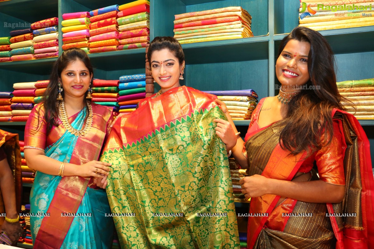 Rashmika Mandanna inaugurates Mugdha Store, Jubilee Hills, Hyderabad