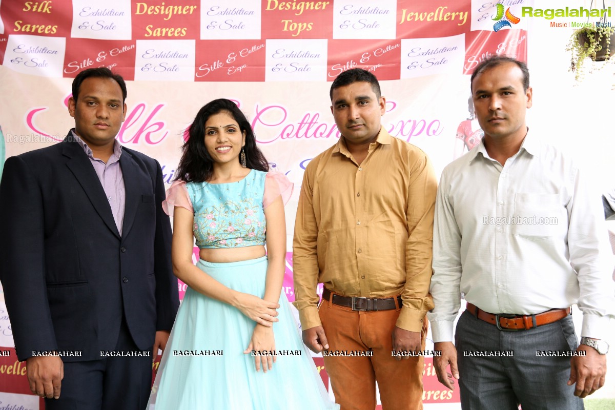 Silk and Cotton Expo Curtain Raiser at Cafe Hut-K, Jubilee Hills, Hyderabad