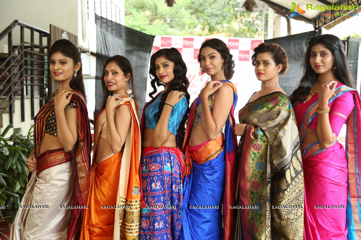 Silk India Expo Curtain Raiser at Cafe Hut-k, Jubilee Hills, Hyderabad