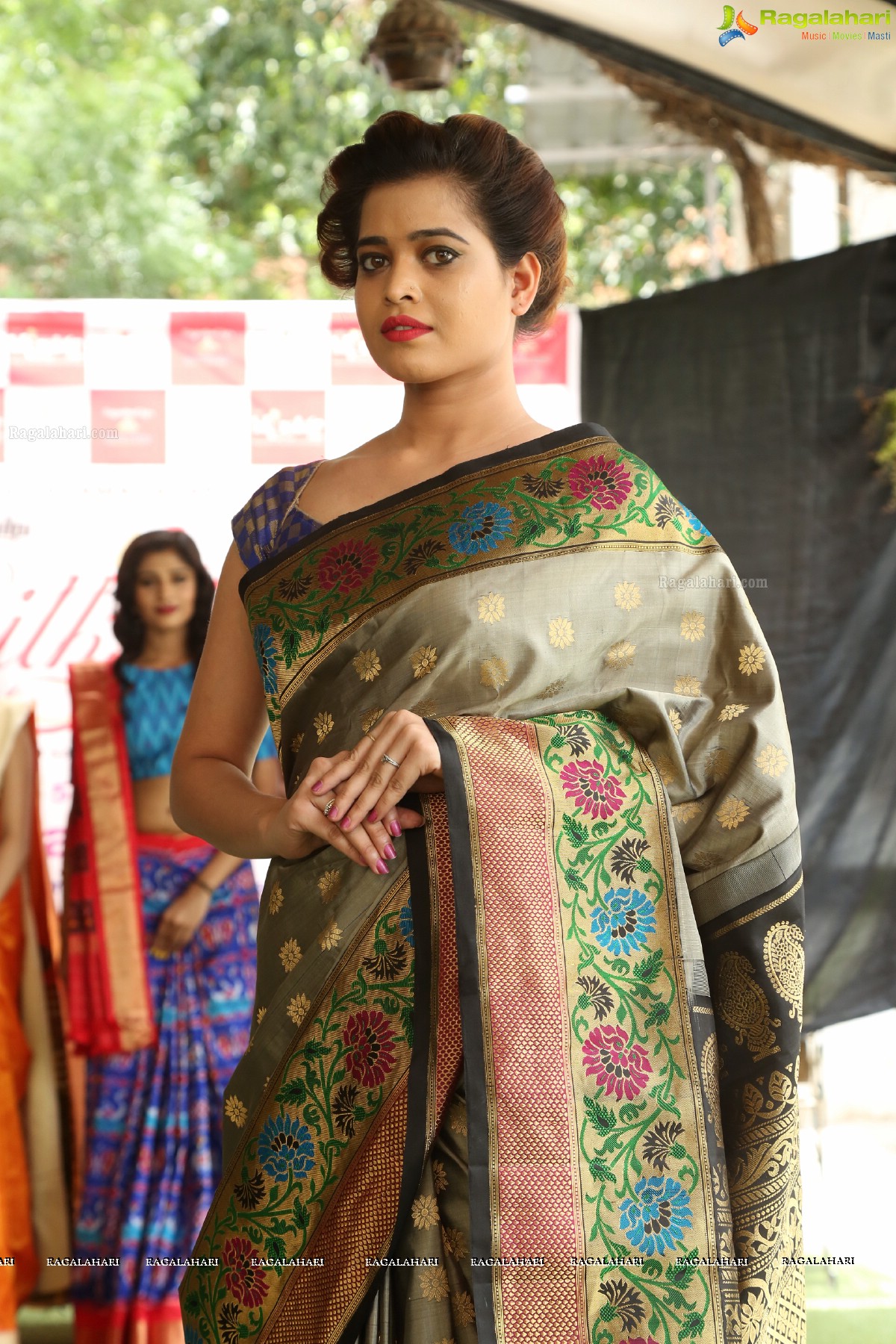 Silk India Expo Curtain Raiser at Cafe Hut-k, Jubilee Hills, Hyderabad