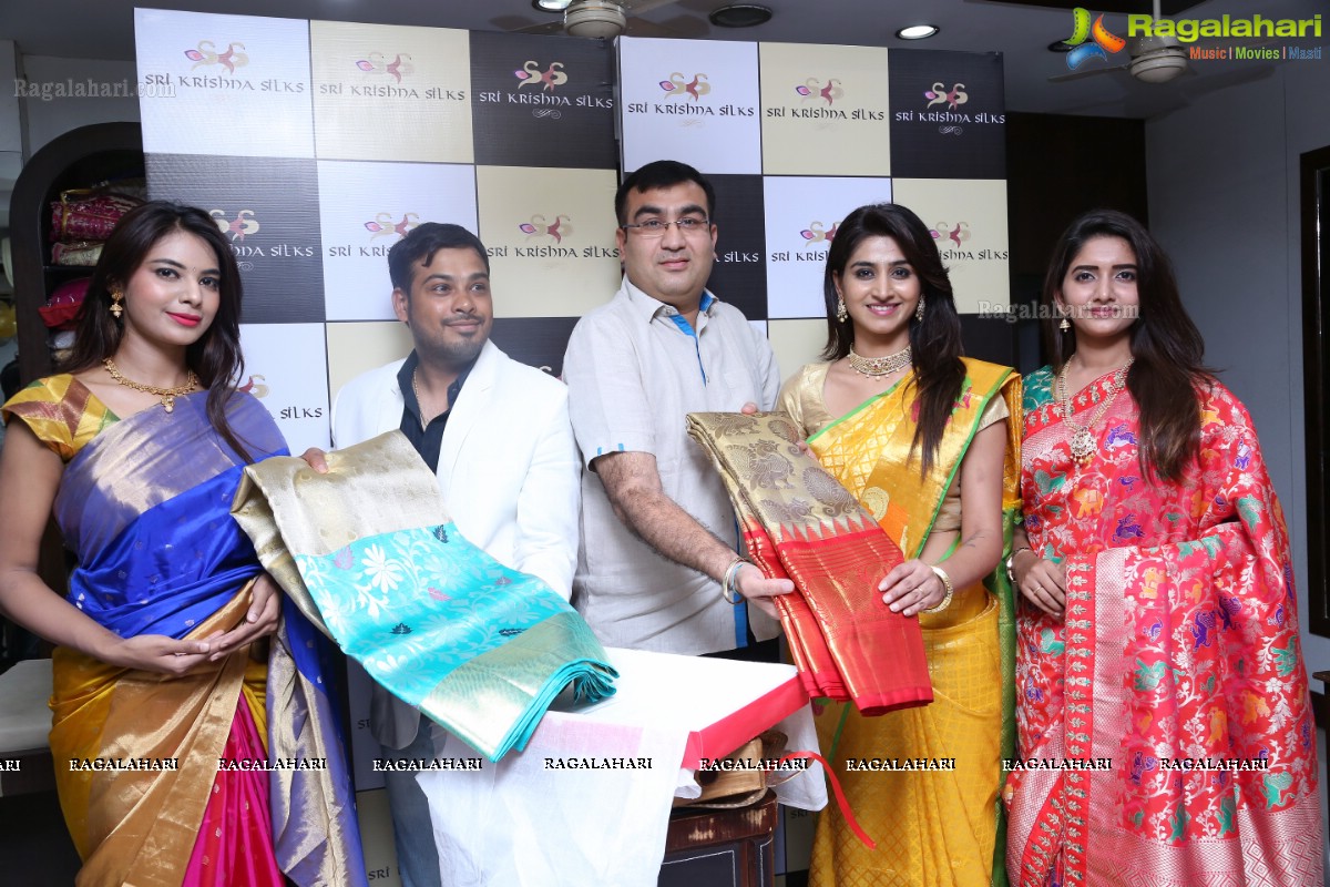 Sri Krishna Silks 10th Anniversary Celebrations and Bridal Kanchipuram Collection Launch at General Bazaar, Hyderabad