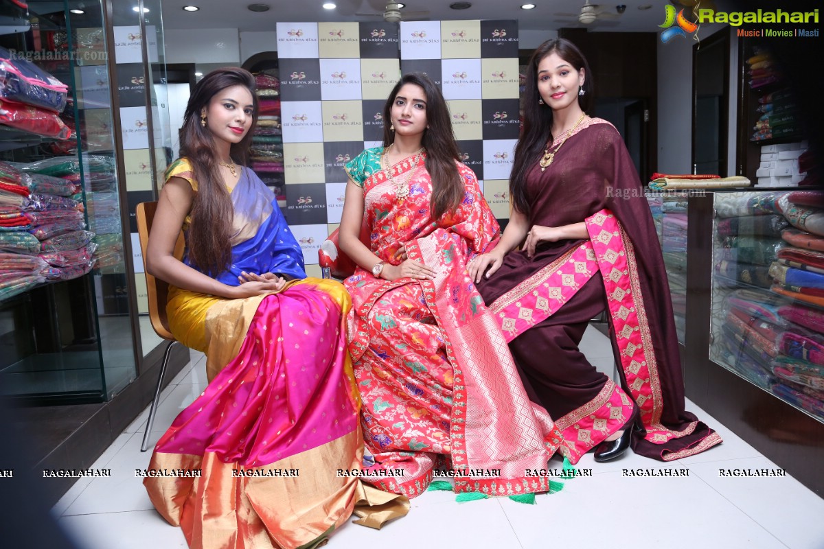 Sri Krishna Silks 10th Anniversary Celebrations and Bridal Kanchipuram Collection Launch at General Bazaar, Hyderabad