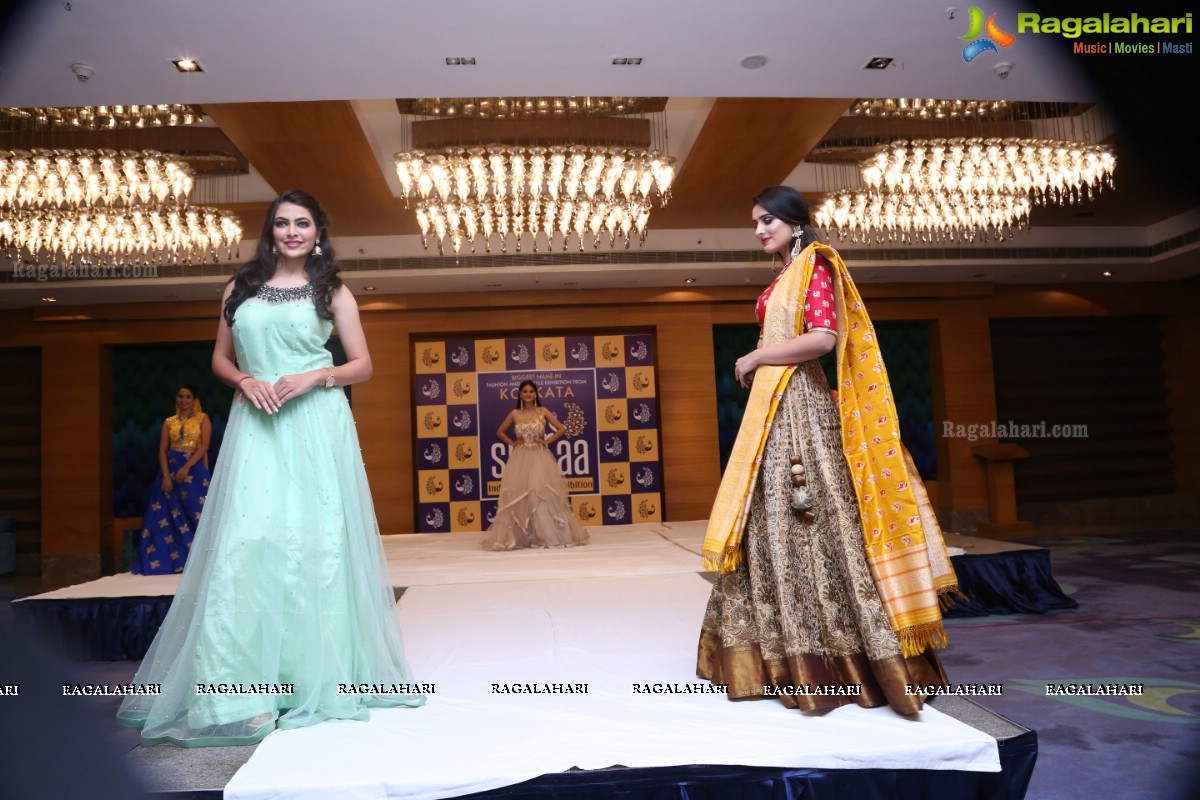 Grand Curtain Raiser of Sutraa Fashion Exhibition at Hotel Marigold, Ameerpet, Hyderabad