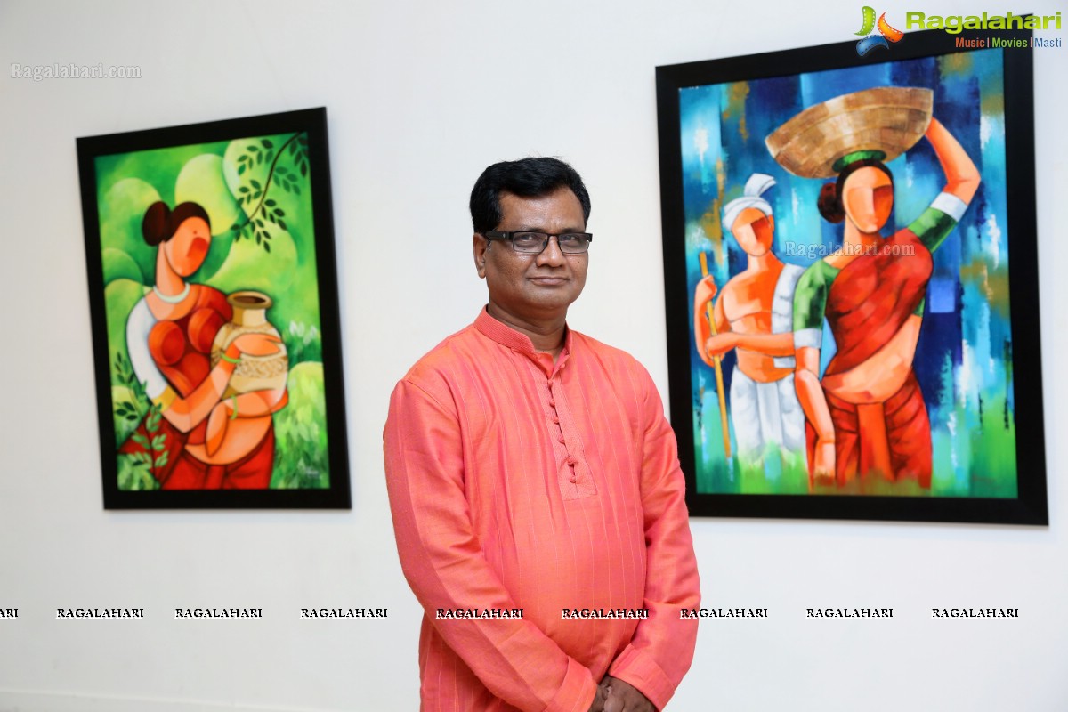 Solo Painting Exhibition - 'Symbolic Narratives' by Bhaskar Kathroju