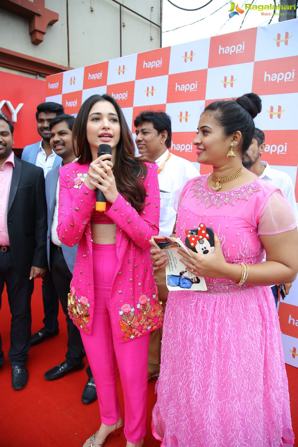 Tamannaah Bhatia launches Happi Mobiles at Bhimavaram