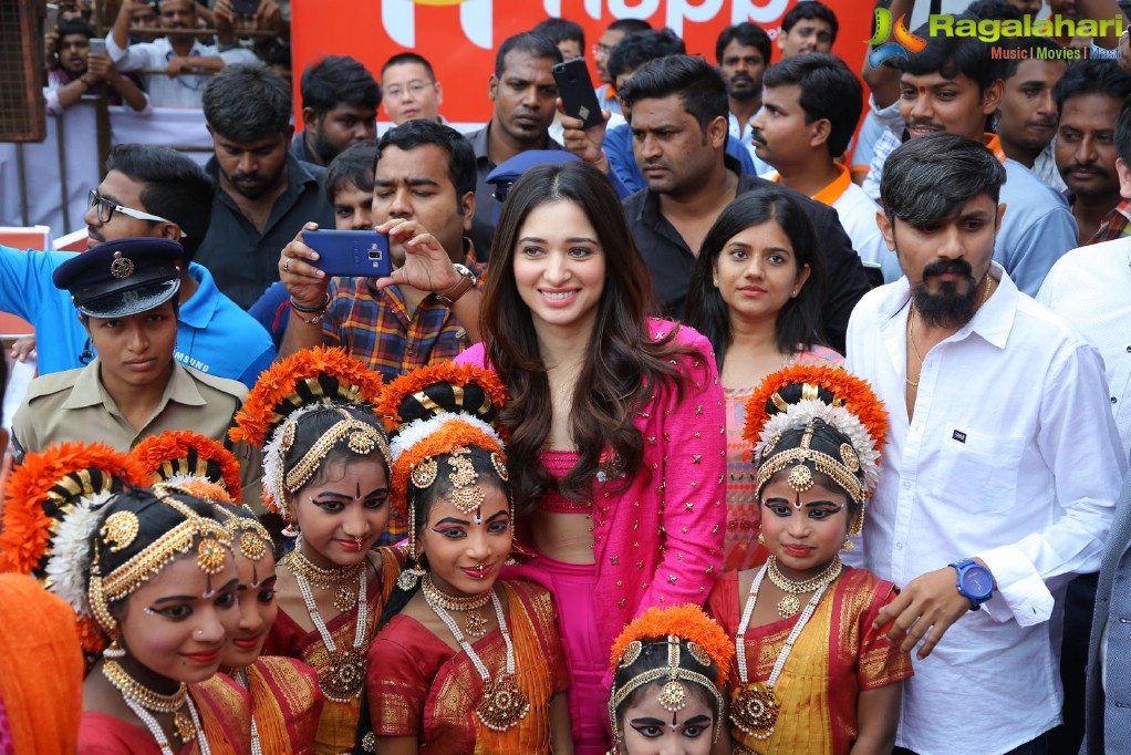 Tamannaah Bhatia launches Happi Mobiles at Bhimavaram