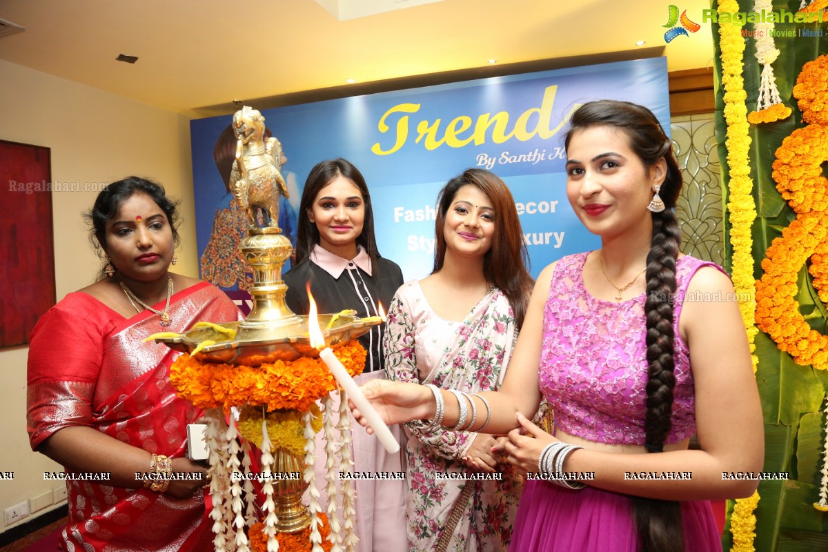 Launch of Trendz Exhibition by Shubhangi Pant and Priya Chowdary at Taj Krishna, Hyderabad