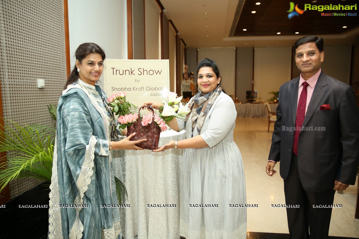 Pinky Reddy inaugurates Grand Trunk Show Festive Collection 2018 at Taj Krishna, Hyderabad