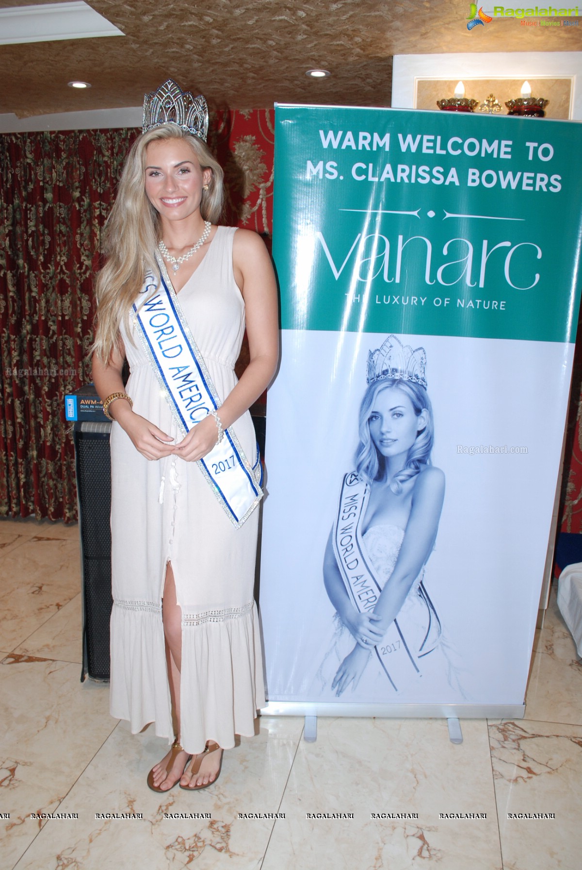 Miss World USA 2017 Clarissa Bowers launches Vanarc