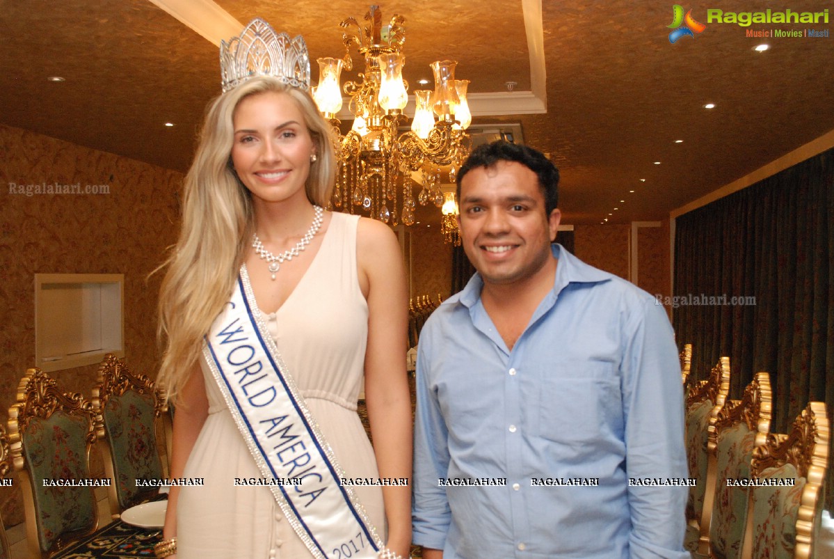 Miss World USA 2017 Clarissa Bowers launches Vanarc