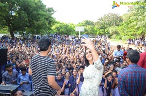 Evaru Team at Vizag College & Radio Mirchi