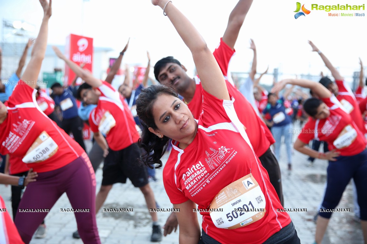 Airtel Hyderabad Marathon 2019 5K RUN, 5K CXO RUN & Costume Run at Hitex Exhibition Centre