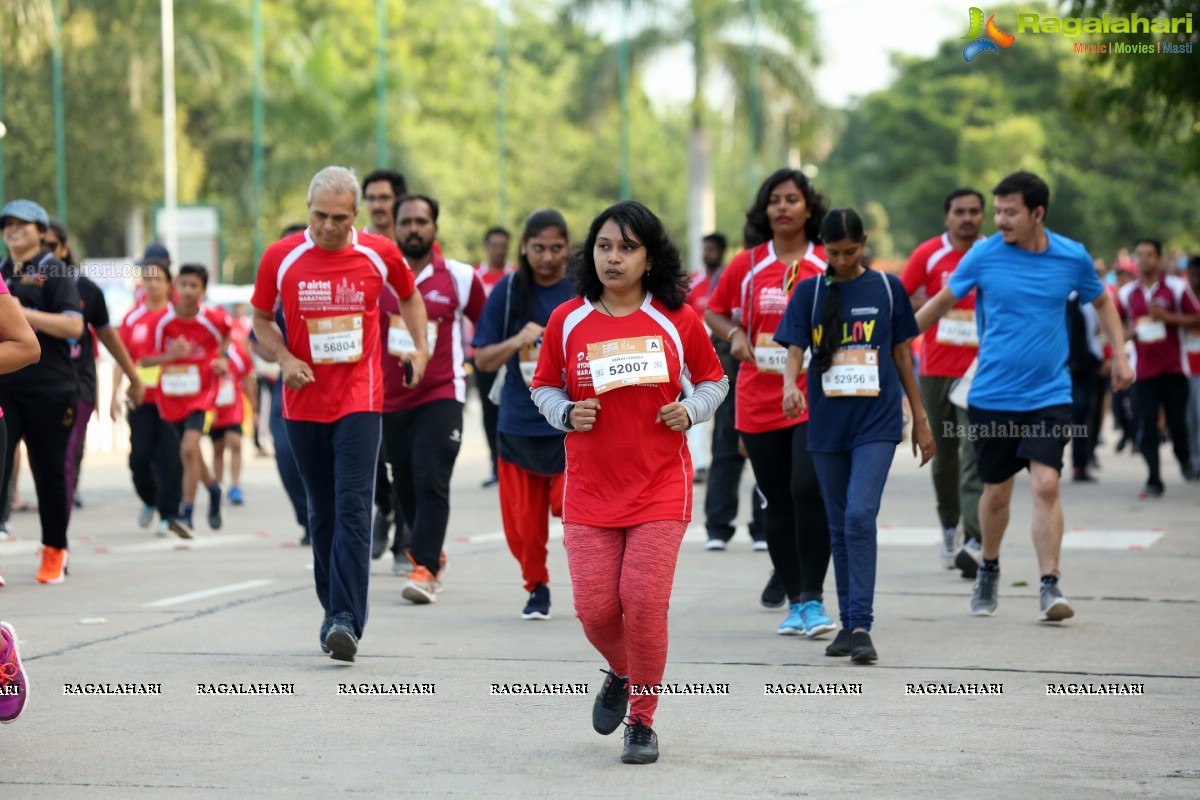 Airtel Hyderabad Marathon 2019 5K RUN, 5K CXO RUN & Costume Run at Hitex Exhibition Centre