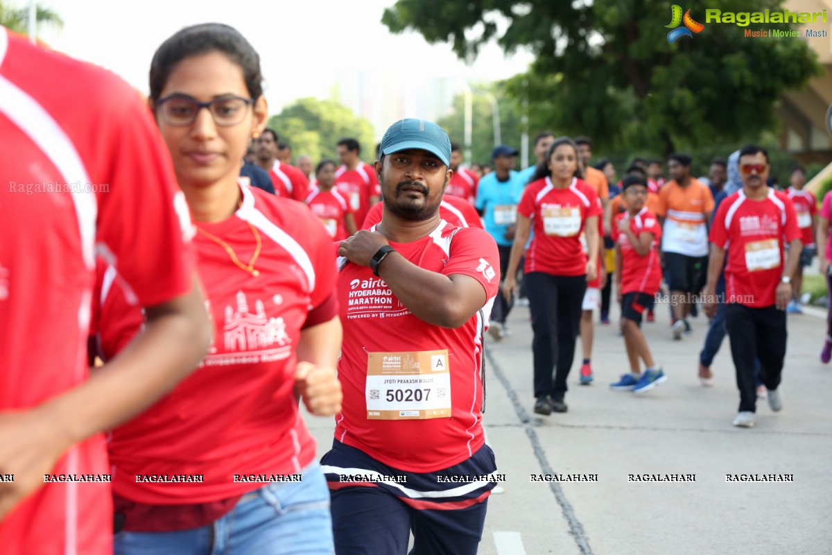 Airtel Hyderabad Marathon 2019 5K RUN, 5K CXO RUN & Costume Run at Hitex Exhibition Centre