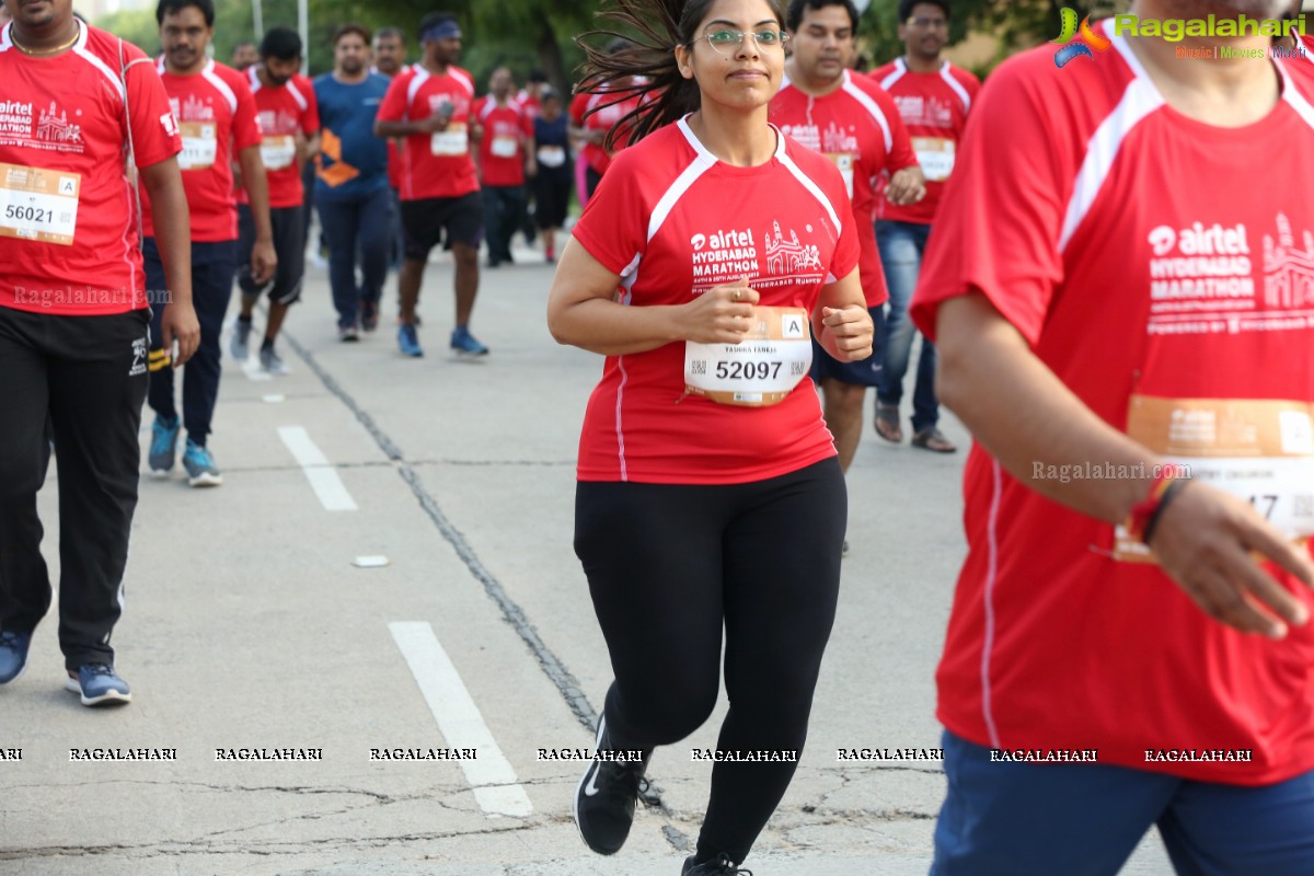 Airtel Hyderabad Marathon 2019 5K RUN, 5K CXO RUN & Costume Run at Hitex Exhibition Centre