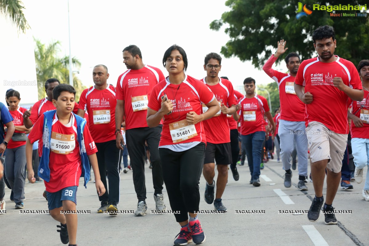 Airtel Hyderabad Marathon 2019 5K RUN, 5K CXO RUN & Costume Run at Hitex Exhibition Centre