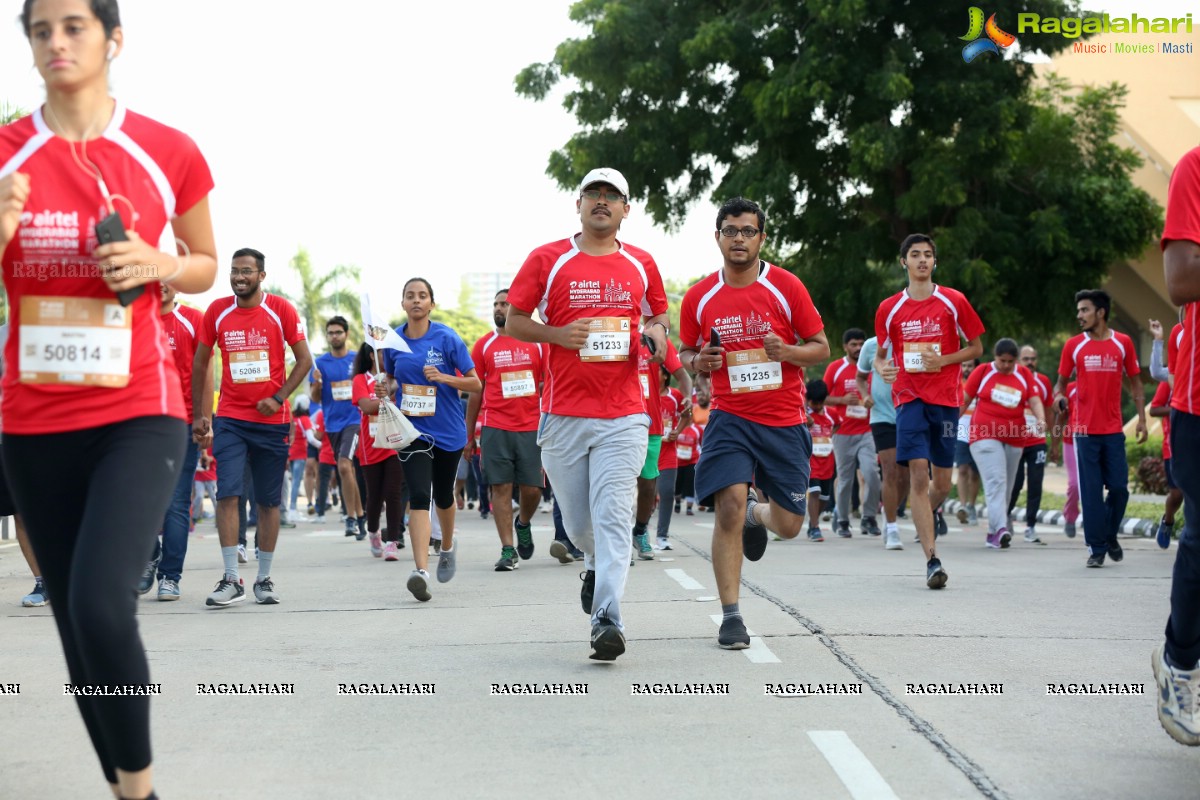 Airtel Hyderabad Marathon 2019 5K RUN, 5K CXO RUN & Costume Run at Hitex Exhibition Centre