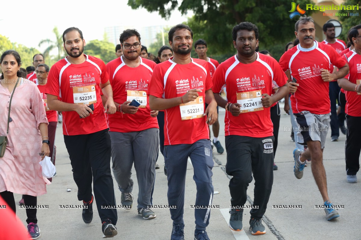 Airtel Hyderabad Marathon 2019 5K RUN, 5K CXO RUN & Costume Run at Hitex Exhibition Centre