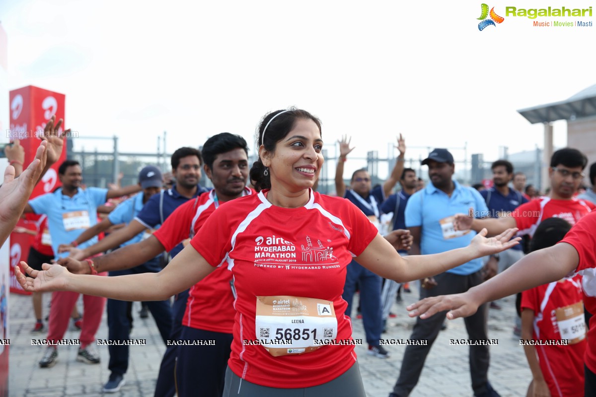 Airtel Hyderabad Marathon 2019 5K RUN, 5K CXO RUN & Costume Run at Hitex Exhibition Centre