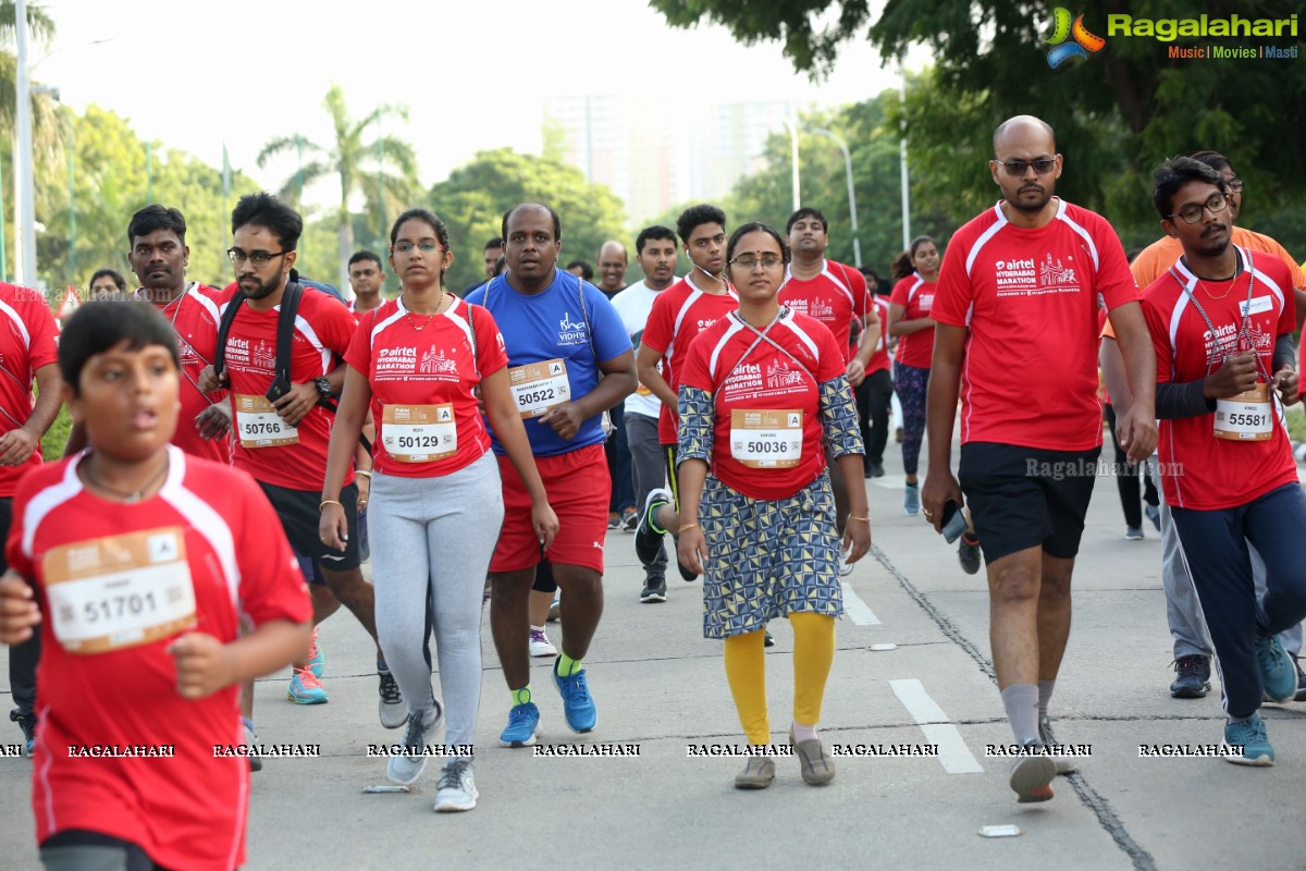 Airtel Hyderabad Marathon 2019 5K RUN, 5K CXO RUN & Costume Run at Hitex Exhibition Centre