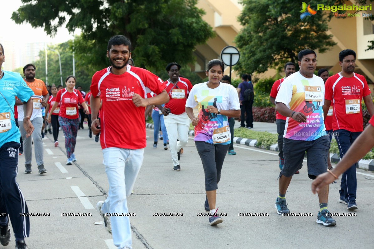 Airtel Hyderabad Marathon 2019 5K RUN, 5K CXO RUN & Costume Run at Hitex Exhibition Centre